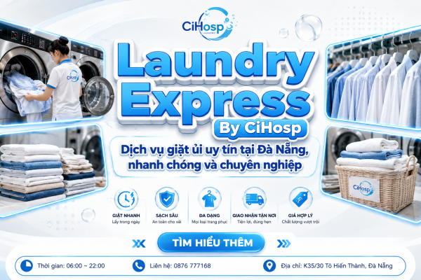 Laundry Express By CiHosp - Dịch vụ giặt ủi uy tín tại Đà Nẵng
